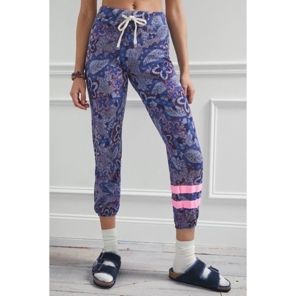 NWT Anthro Sundry Paisley Joggers Sweatpants - Size: 1 = Small - Picture 4 of 9
